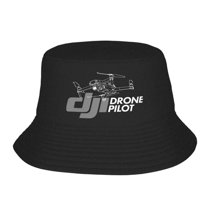 Unisex D- djis Drone Pilot Logo Bucket Hat