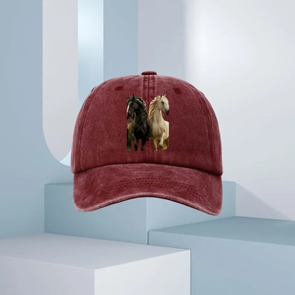 3D Horse Print Fashion Baseball Cap