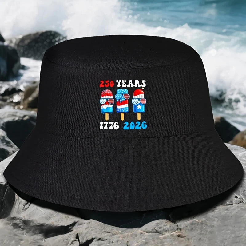 American 250th Anniversary July Bucket Hat