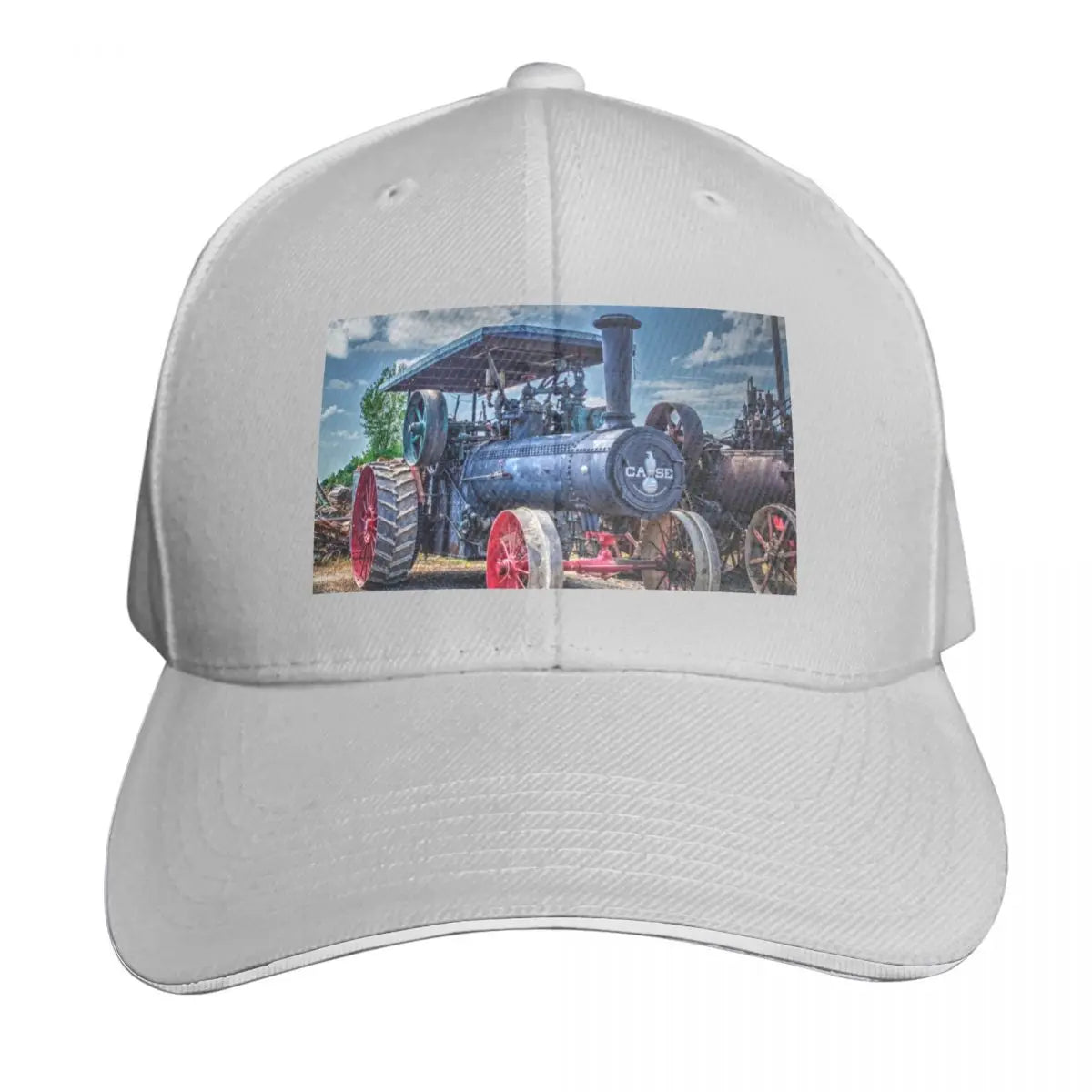 Case Steam Traction Engine Vintage Baseball Cap