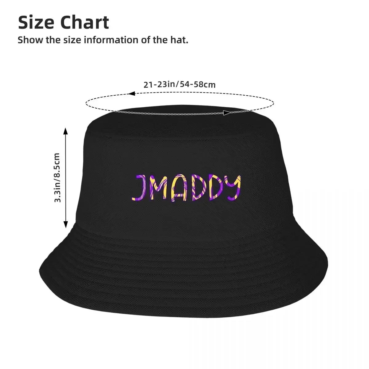 JMADDY 2026 Hip Hop Summer Fisherman Bucket Hat