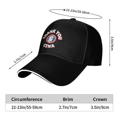 John Cena Thank You Cena Summer Casual Baseball Cap