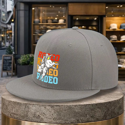 Rodeo Bull Riding Snapback Cap
