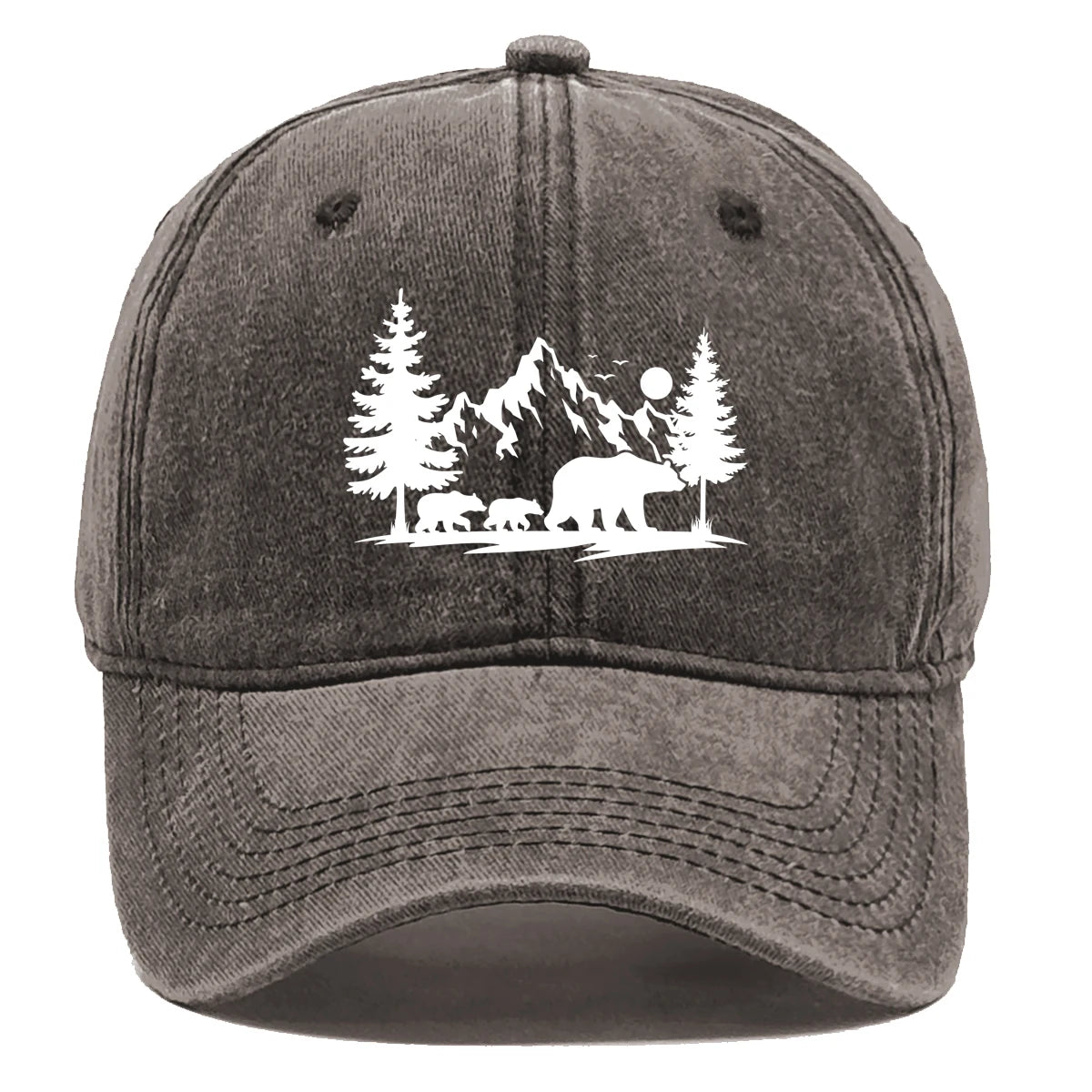 Forest Mountain Vintage Baseball Cap