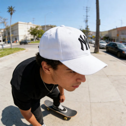 Unisex NY Letter Embroidery Baseball Cap Adjustable