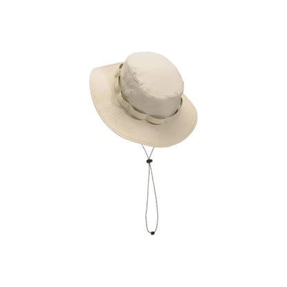 Lace-Up Nylon Couple Sun Protection Bucket Hat