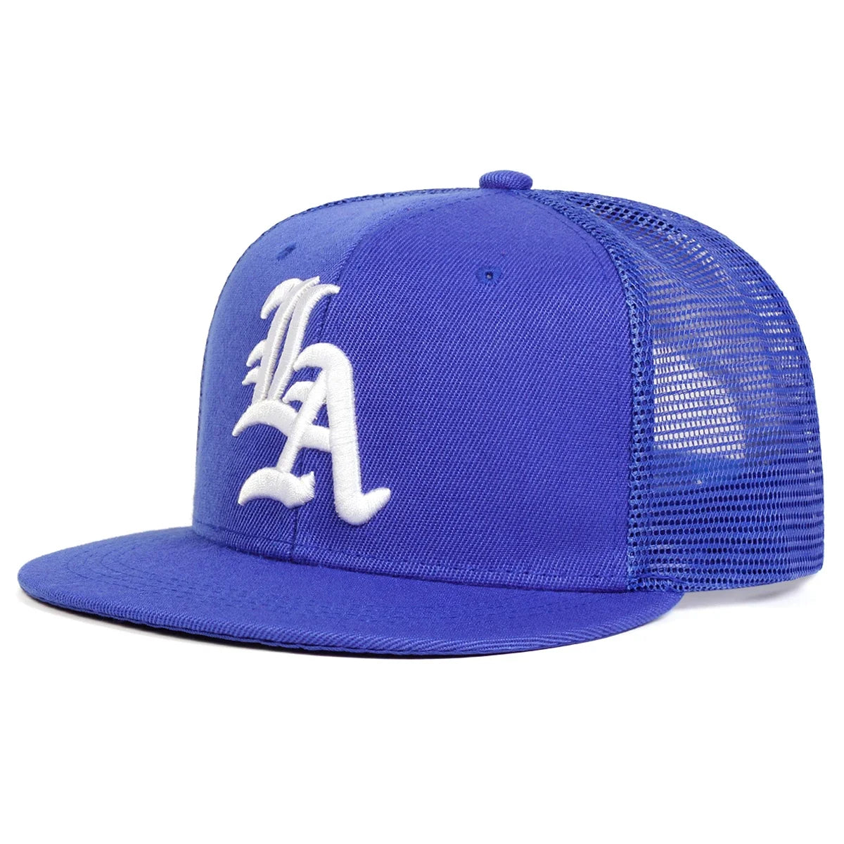 Gothic LA Embroidered Mesh Snapback Cap