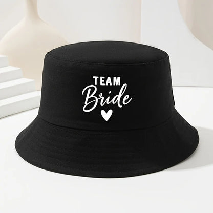 Team Bride Bucket Hats Bridesmaid Hat Summer Beach