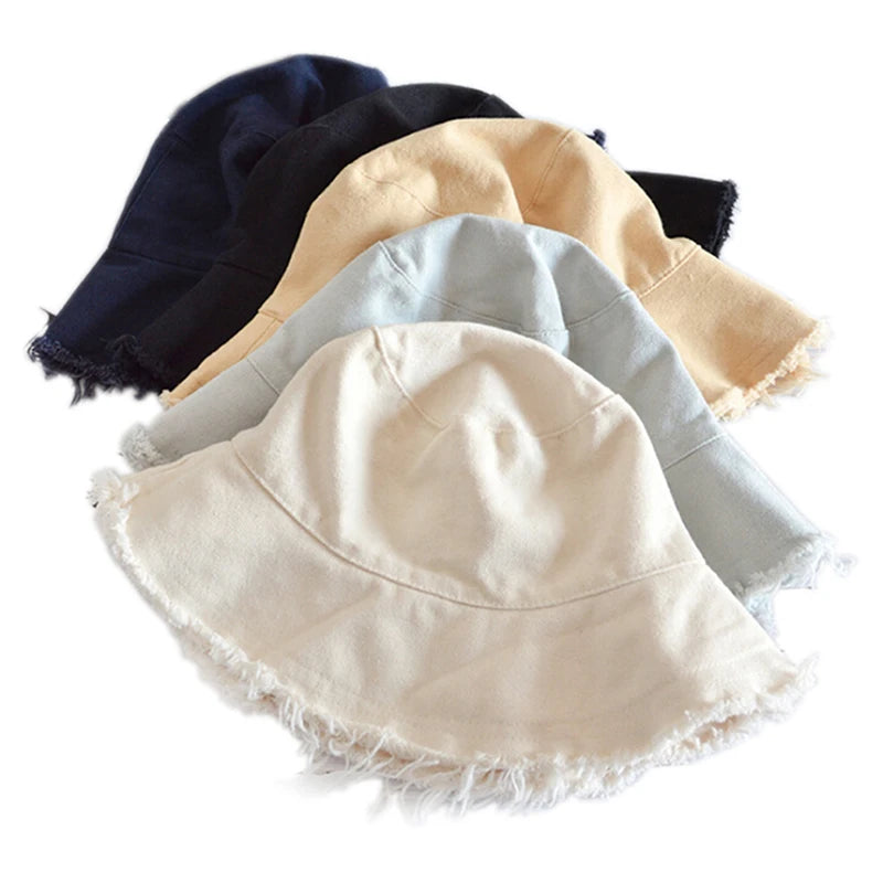 Fashion Women Cotton Bucket Hats
