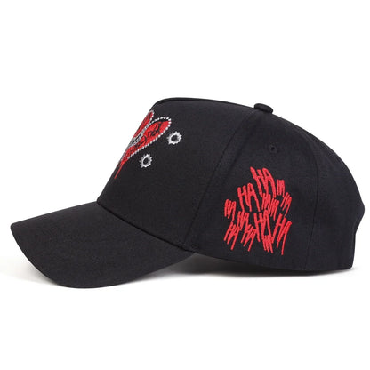 Unisex Embroidered Footprint Baseball Cap