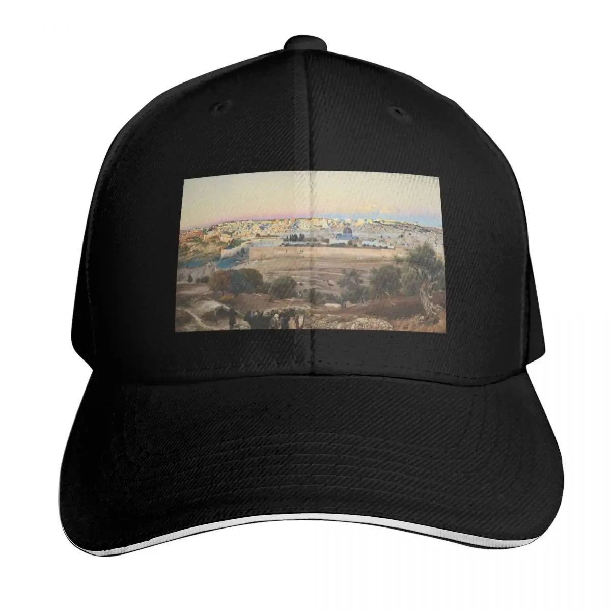 Jerusalem Sunrise Gustav Bauernfeind Baseball Cap