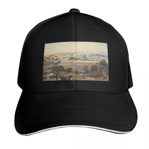 Jerusalem Sunrise Gustav Bauernfeind Baseball Cap