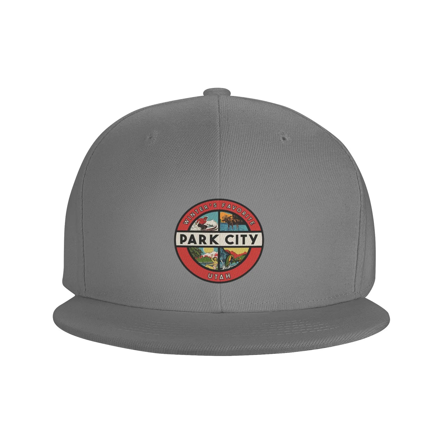 Park City Utah Vintage Snapback Cap