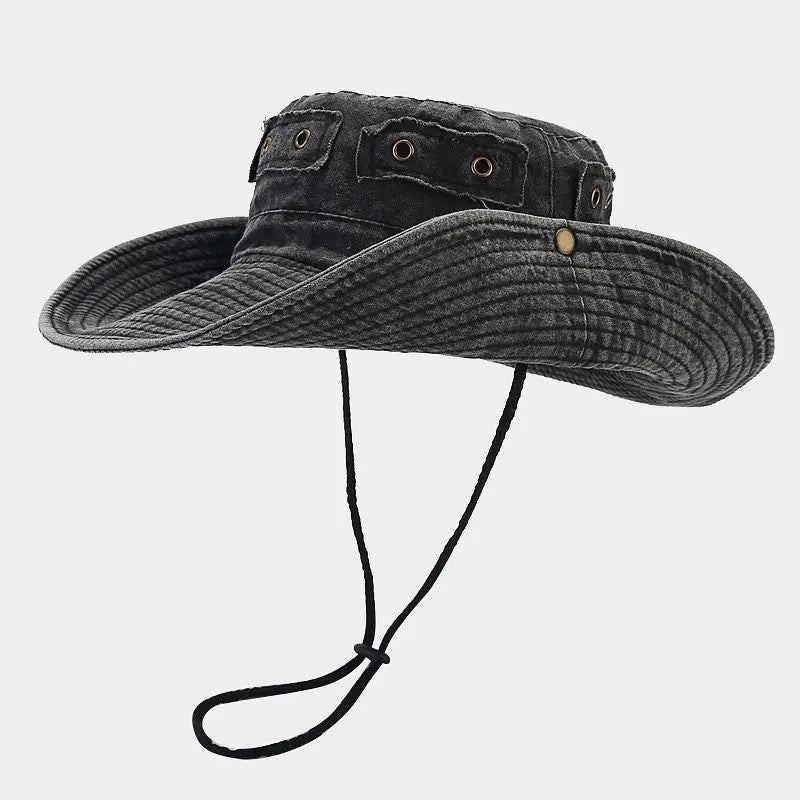 Four Seasons Cotton Solid Bucket Hat