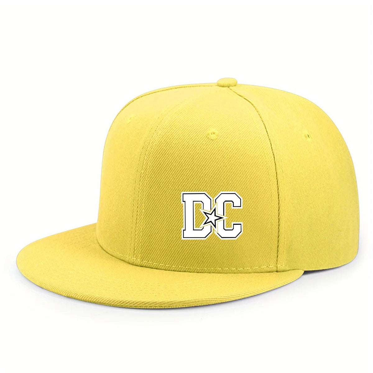 Letter Print Streetwear Adjustable Hip-Hop Snapback Cap