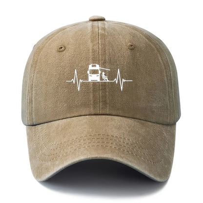 Classic Retro Washed Printed Baseball Cap
