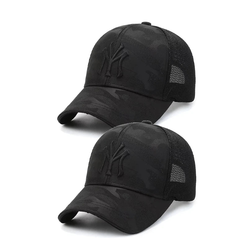 New Spring Summer Embroidered Letter Camouflage Hat