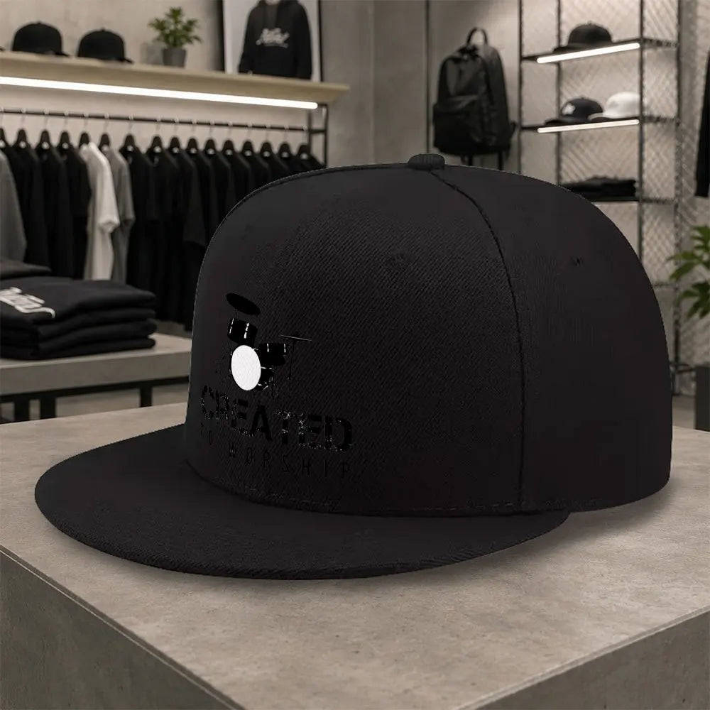 New Jazz Drum Worship Theme Unisex Cap