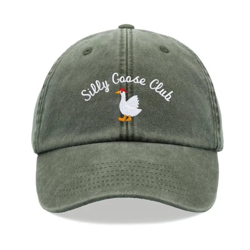 Vintage Chicken Print Adjustable Baseball Cap