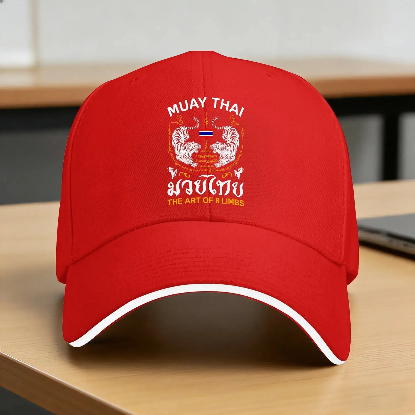 Art Of 8 Limbs Sak Yant Tiger Muay Thai Baseball Cap