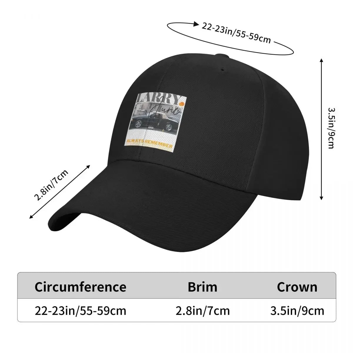 Larry June Inspired Funny Baseball Cap