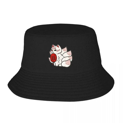 Chibi Kitsune Anime Style Unisex Bucket Hat Design