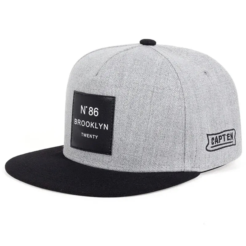 Brooklyn Embroidered Hip Hop Snapback Cap