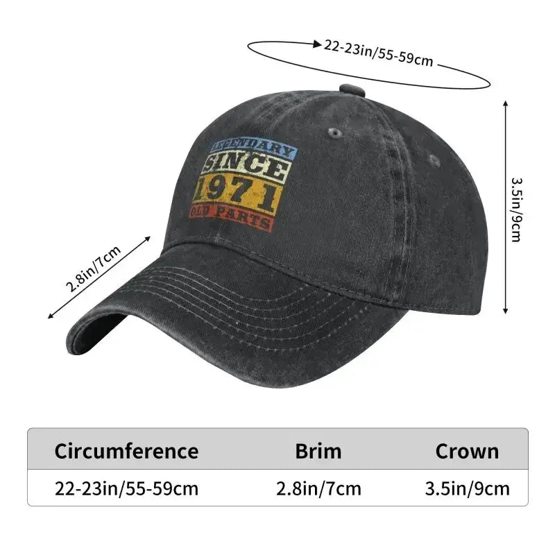 Legendary 1971 Adjustable Baseball Cap