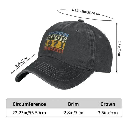 Legendary 1971 Adjustable Baseball Cap