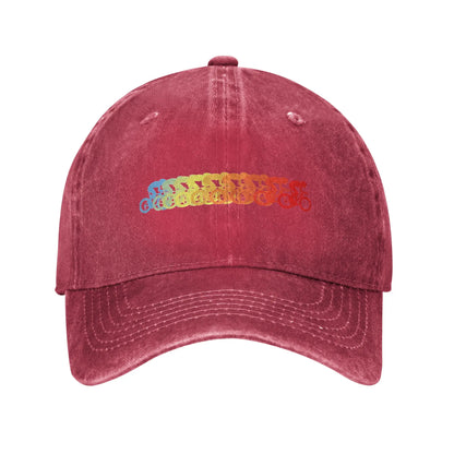 Pure Color Faster Women’s Moto Dad Baseball Cap Hat