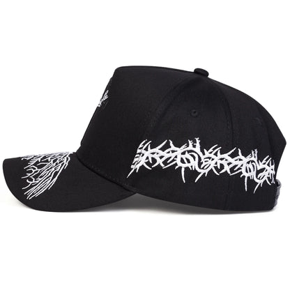 Iron Nail Embroidery Outdoor Baseball Cap