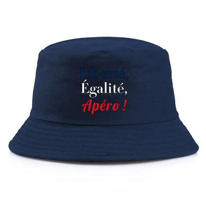 Liberté Égalité Apéro Reversible Bucket Hat Unisex