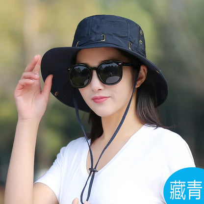 Women's Wide Brim Breathable Gardening Bucket Hat