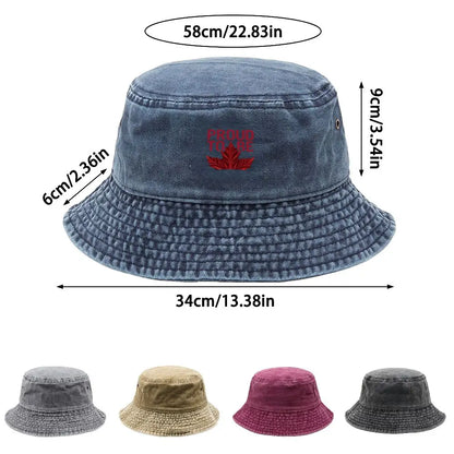 Canada Maple Leaf Bucket Hat Pride Style