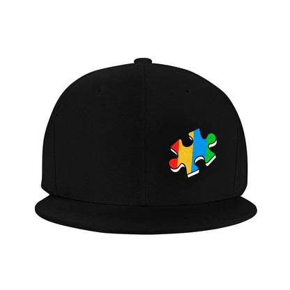 Autism Puzzle Piece Snapback Cap Hat