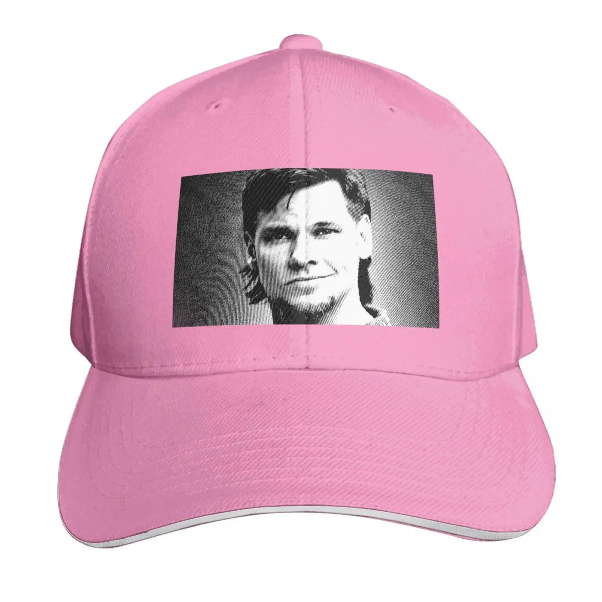 Theo Von Vintage Linocut Portrait Baseball Cap