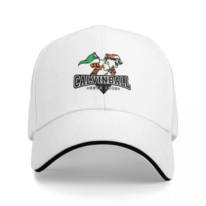 Calvin And Hobbes Flag Graphic Baseball Cap