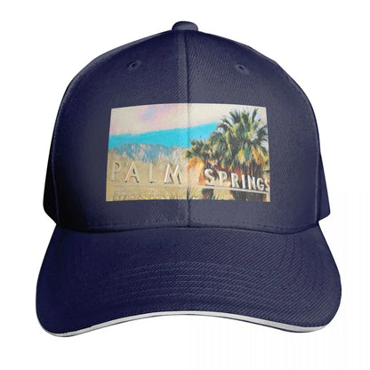 Palm Springs Sign Two Tone Snapback Baseball Cap