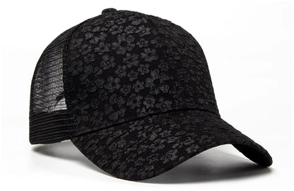 New Print Mesh Caps Fashion Women Baseball Cap