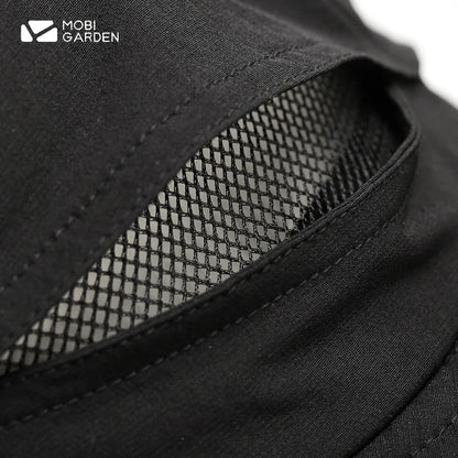MOBI GARDEN 9CM Wide Brim UV Protection Bucket Hat