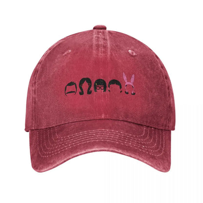 The Belcher Family Designer Black Golf Baseball Cap