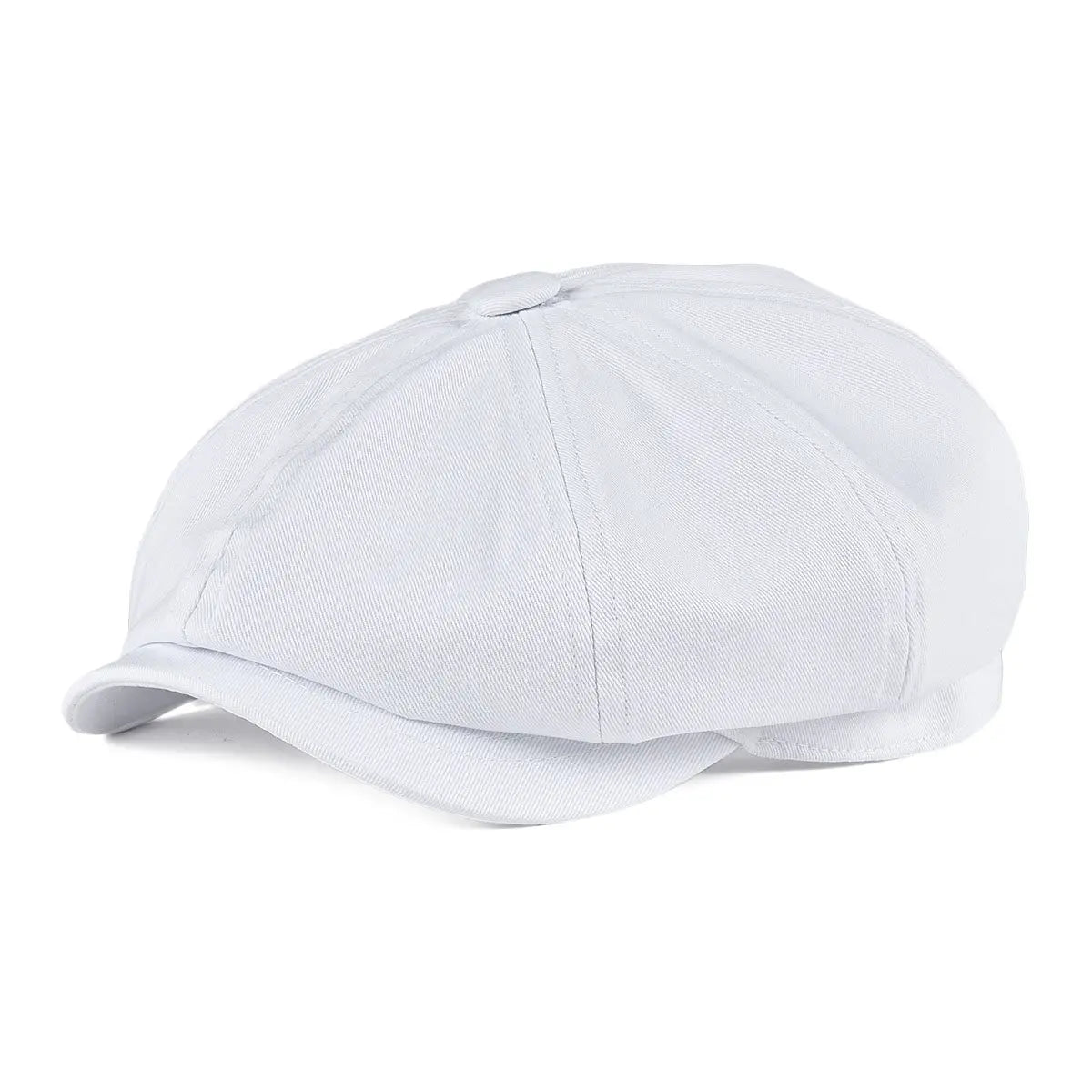 Newsboy Cap Men's Twill Cotton Eight Panel Hat Women's Size 57-63cm