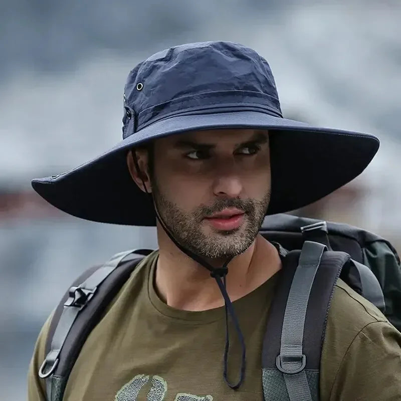 Breathable Mesh Anti-UV Outdoor Fishing Bucket Hat