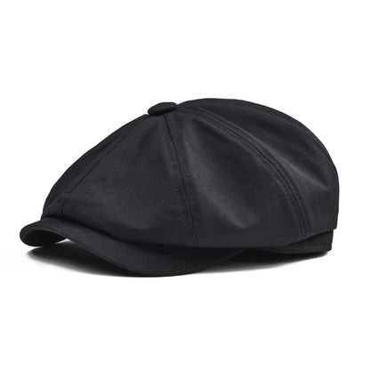 BOTVELA White Twill Cotton Newsboy Cap For Men Women Classic Cabbies Driver Apple Caps Gatsby Flat Hat Baker Boy Headpiece 003 Size 61cm