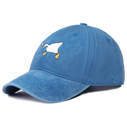 Goose Pattern Embroidered Casual Baseball Cap