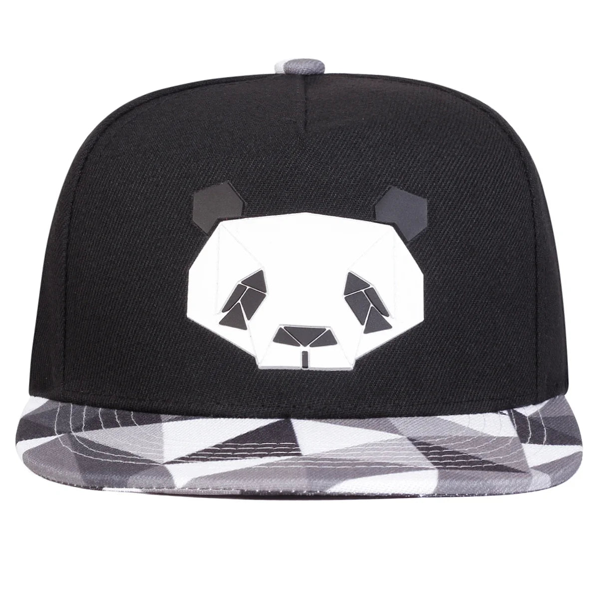 Panda Print Casual Snapback Cap