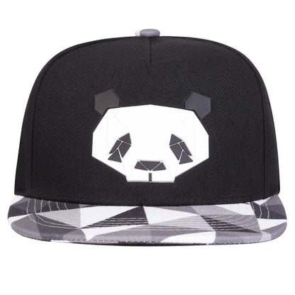 Panda Print Casual Snapback Cap