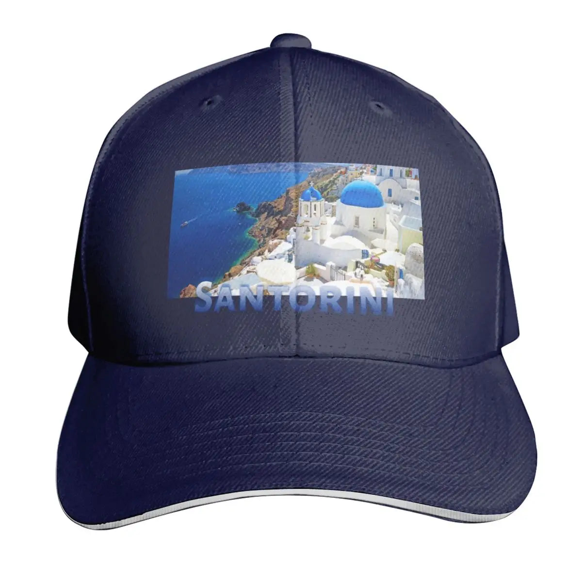 Santorini Greek Islands Callisc Baseball Cap