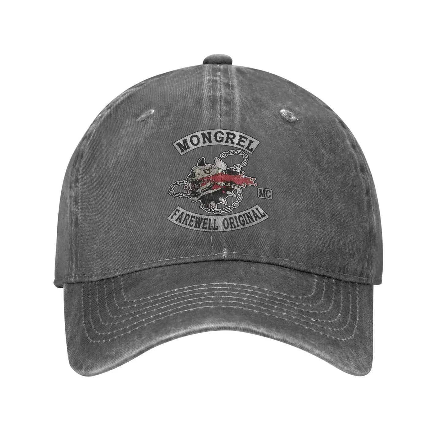 Mongrels Motorcycle Club Washed Baseball Cap