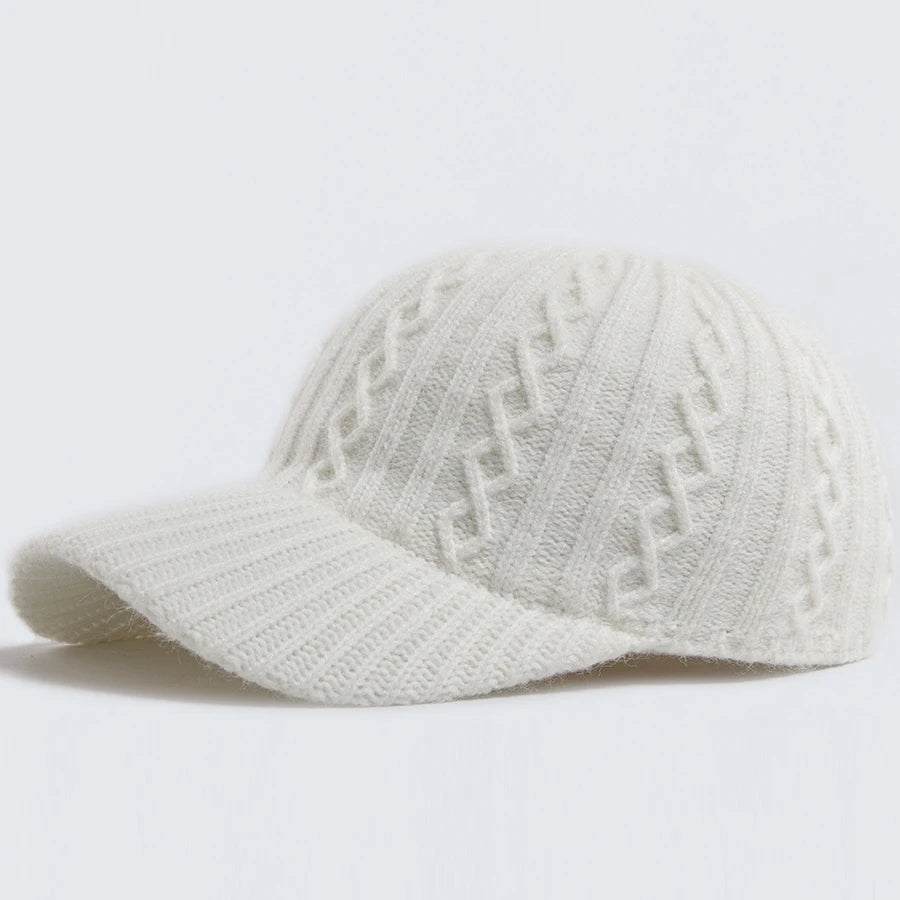 New Knitted Baseball Cap Women Fashion Men